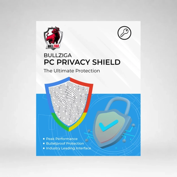 BullZIGA Privacy shield Software for Windows 1 Year | 1 Device