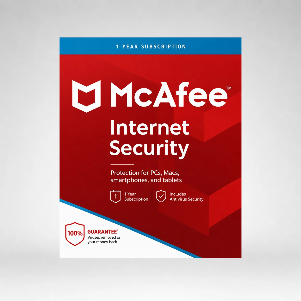 McAfee Internet Security 1-Year | 10-Devices (Windows/Mac OS/Android/iOS)