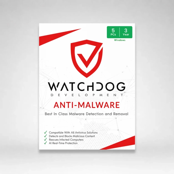 Watchdog Anti-Malware - 3-Year | 5-PC (Watchdog Antivirus Co)